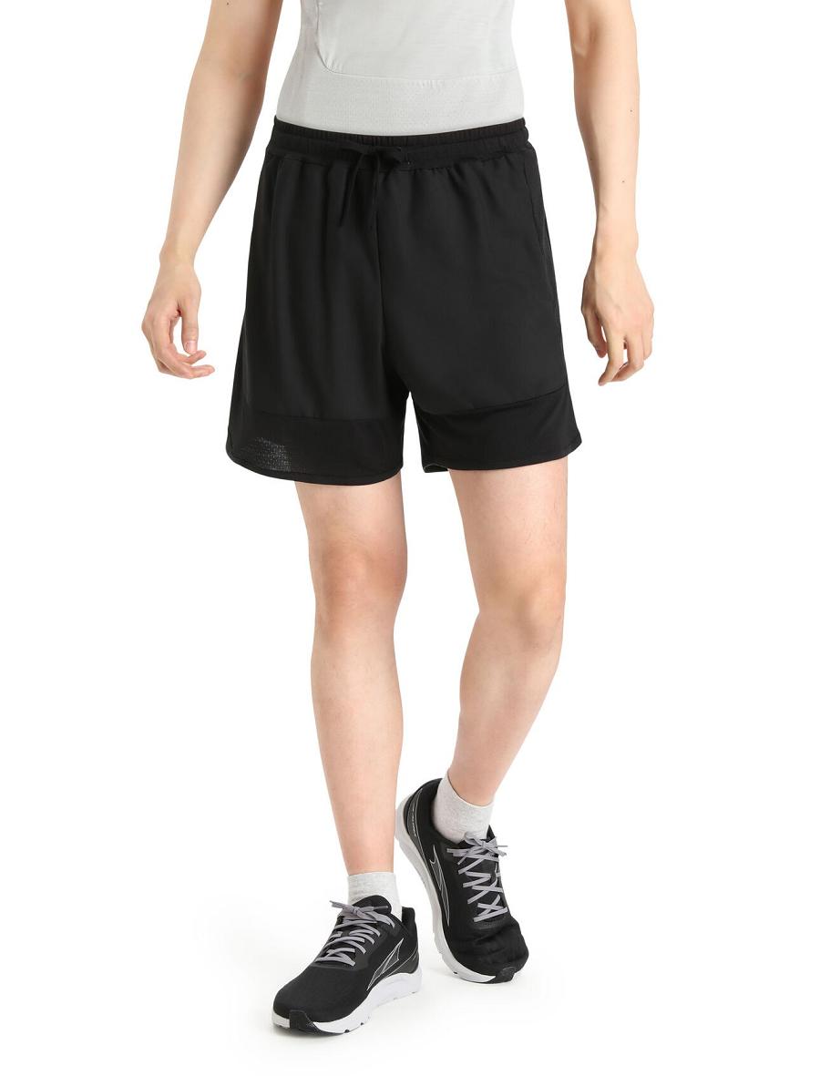 Shorts Icebreaker ZoneKnit™ Merino Homme Noir | FR 1110BEXC